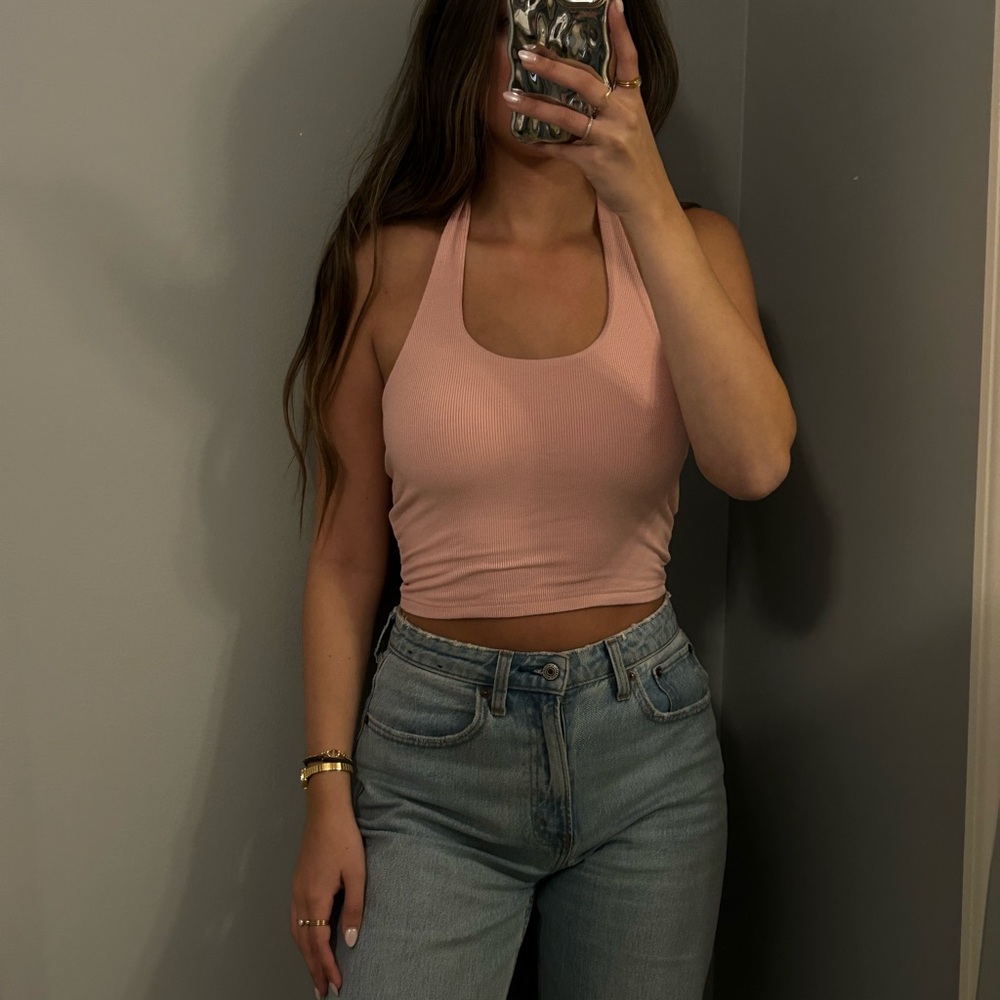 Pink Halter Top Size Small